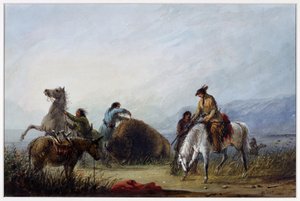 Taking the Hump Rib by Alfred Jacob Miller
