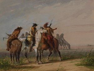 The Indian Certificate by Alfred Jacob Miller