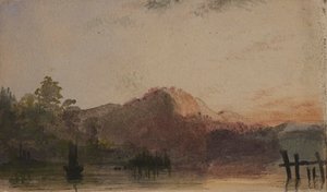 View of a Mountain by Alfred Jacob Miller
