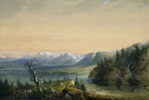 Wind River Chain by Alfred Jacob Miller