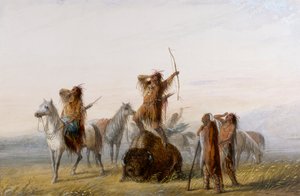 Yell of Triumph by Alfred Jacob Miller