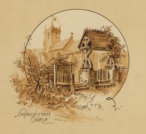 Sandringham Church, Norfolk by Alfred Johnson