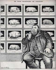 A Big Pig Dealer - Cartoon in 