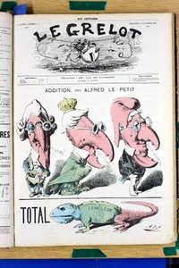 Cover of Le Grelot, number 32, Satirical in Colors