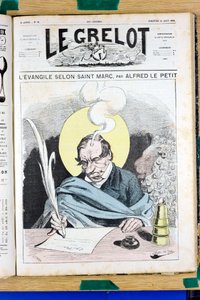 Cover of Le Grelot, number 72, Satirical in Colors by Alfred Le Petit