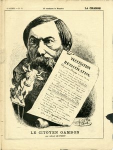 Illustration in La Charge (1870), No. 11 by Alfred Le Petit