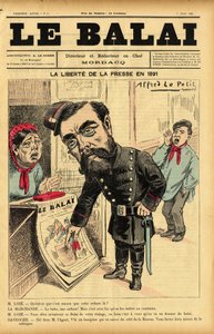 Illustration of Alfred Le Pepetit for the Cover of Le Bai, no 6 by Alfred Le Petit
