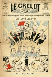 Illustration of Alfred Le Pepetit (1841-1909) for the Cover of Le Grelot by Alfred Le Petit