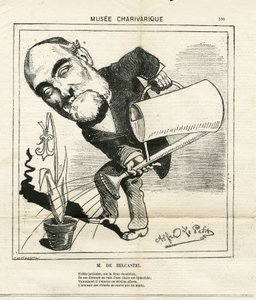 Illustration of Alfred Le Petit (1841-1909) in Le Charivari by Alfred Le Petit