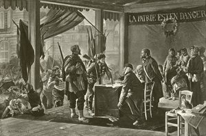 The Enrollment of Volunteers, 1870 by Alfred Paul Marie Richemont