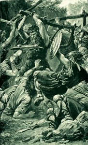 Defeat of the Danes at Luncarty near Perth by Alfred Pearse