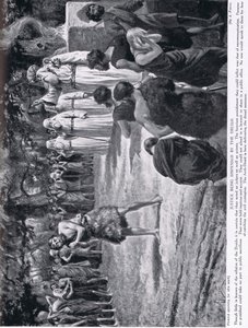 Justice being dispensed by the Druids, illustration from 