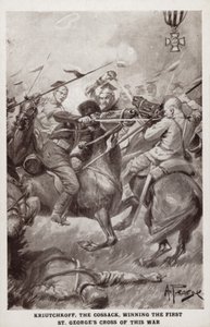 Kriutchkoff, the Cossack, winning the first St George