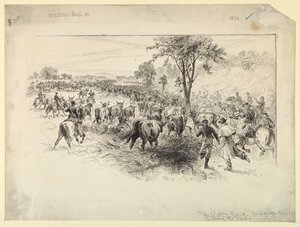 The Cattle Raid by the Confederate Cavalry