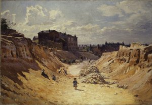 The opening of Avenue Junot, in Montmartre, circa 1910
