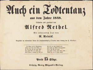 Auch ein Todtentanz: Title Page by Alfred Rethel