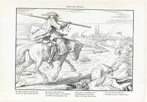 Another Dance of Death, Plate II by Alfred Rethel