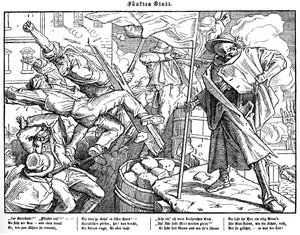 Totentanz 1848: Death leads revolutionary citizens