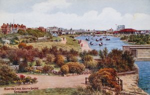 Boating Lake, South Shore, Skegness by Alfred Robert Quinton