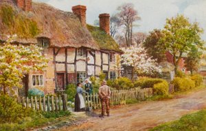 Cottages at Welford on Avon, Warwickshire
