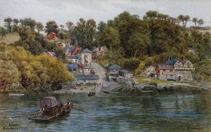 Fowey, Bodinnick Ferry by Alfred Robert Quinton