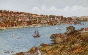 Fowey, from Polruan Castle