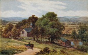 Llandrindod Wells, The Parish Church by Alfred Robert Quinton