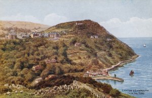 Lynton and Lynmouth from the Tors by Alfred Robert Quinton
