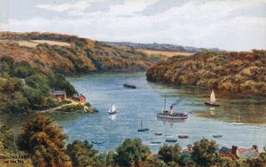 Malpas Ferry on the Fall by Alfred Robert Quinton