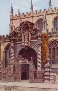 Porch, St Mary the Virgin, Oxford by Alfred Robert Quinton