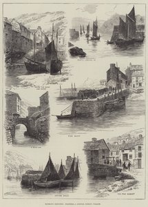 Rambling Sketches, Polperro, a Cornish Fishing Village