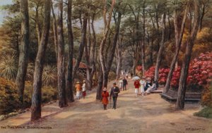 The Pine Walk, Bournemouth by Alfred Robert Quinton