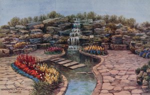 Waterfall, Rock Gardens, Skegness by Alfred Robert Quinton