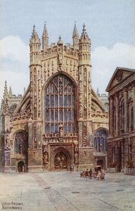 West Front, Bath Abbey by Alfred Robert Quinton