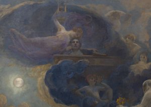 Poetry - Drama (side ceiling) by Alfred Roll