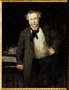 Portrait of Alexandre Dumas Jr. (1824-1895), French Writer