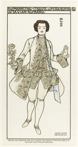 Costume Design for the Opera Der Rosenkavalier by Richard Strauss, 1910 by Alfred Roller