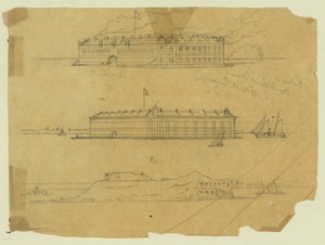 Fort Sumter by Alfred Rudolph Waud
