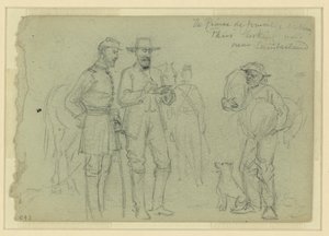The Prince de Joinville Sketching 