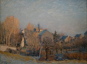 Frosty Morning in Louveciennes, 1873 by Alfred Sisley
