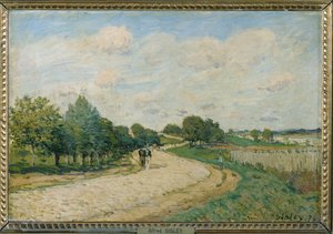 The Road to Mantes by Alfred Sisley