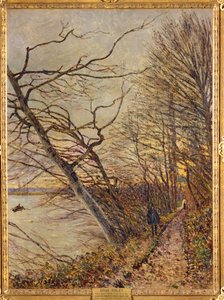 The Woods of Roches, Veneux-Nadon by Alfred Sisley