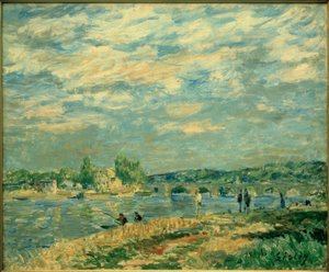 The Bridge of Sèvres by Alfred Sisley
