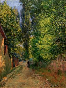 The Surroundings of Louveciennes by Alfred Sisley