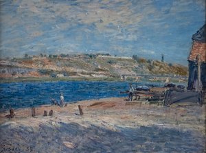 River Banks at Saint-Mammès by Alfred Sisley