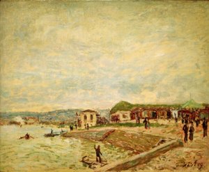 Seine at Daybreak by Alfred Sisley
