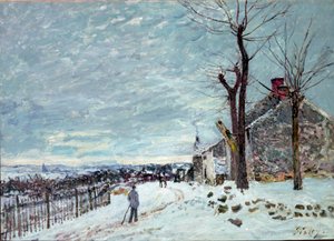 Snow in Veneux-Nadon