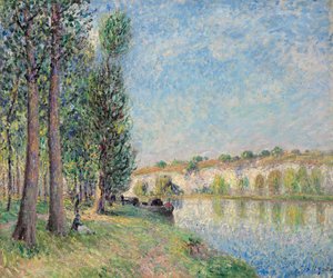 The Loing at Moret by Alfred Sisley