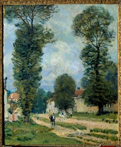 The road to Versailles by Alfred Sisley