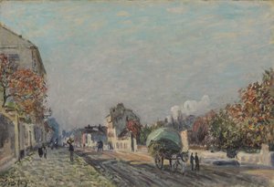 A Street in Marly by Alfred Sisley